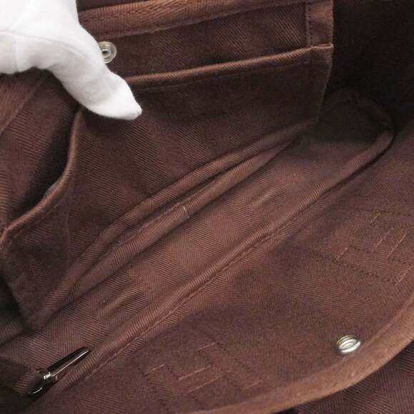 Hermes Hermès Valparaiso Long PM Toile Chevron Brown Handbag for Women - Picture 4 of 13